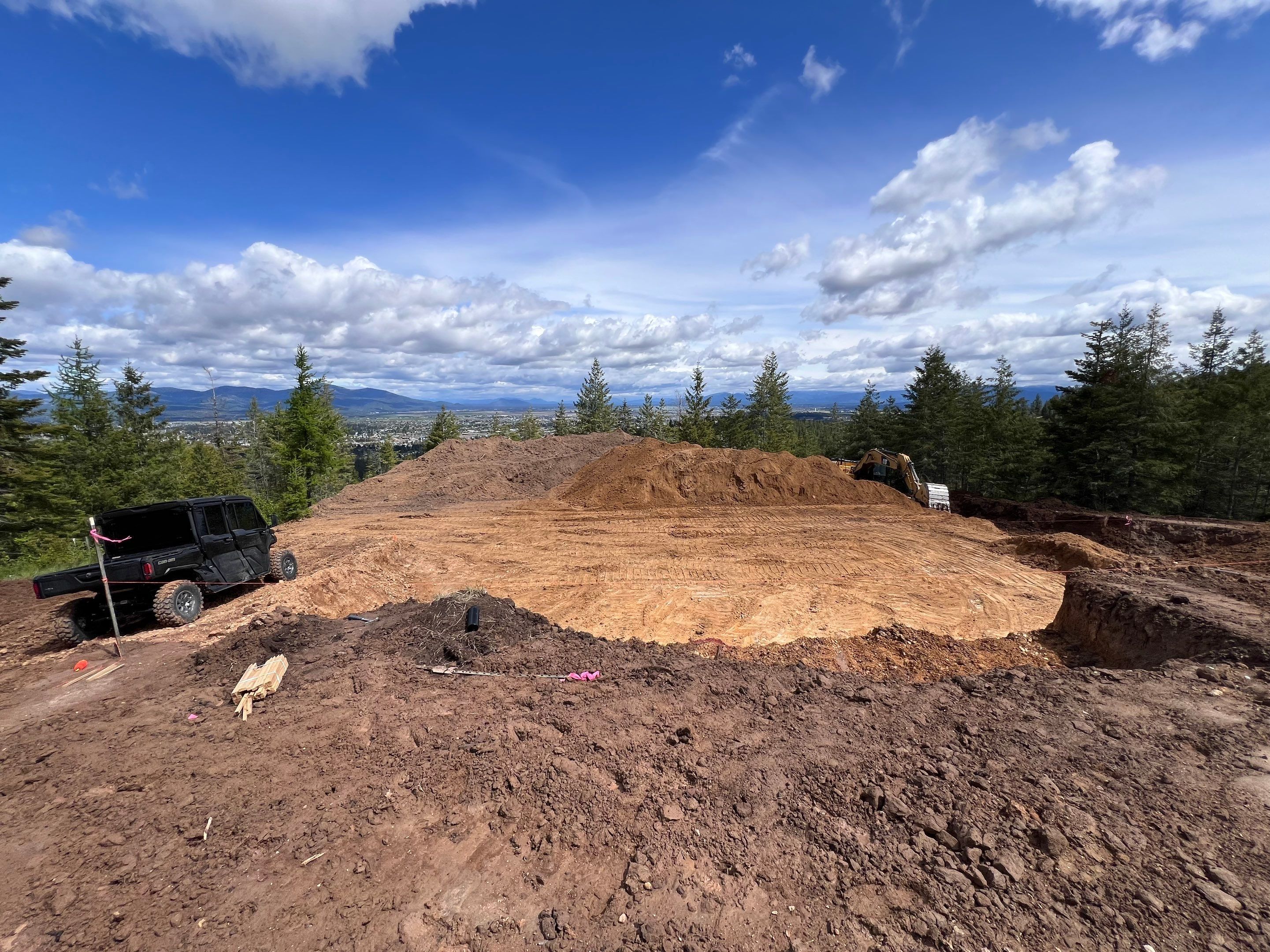 The Mountainside Retreat, Excavation