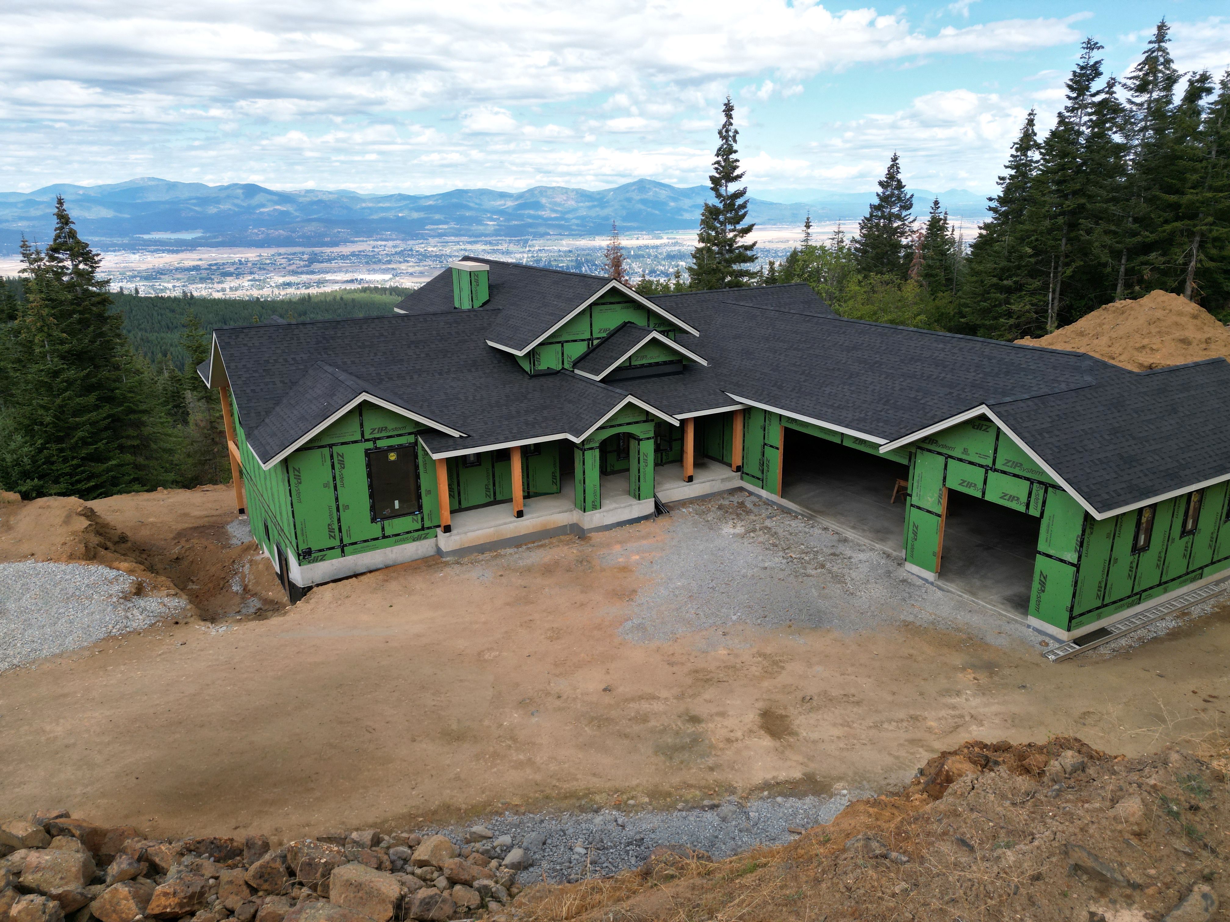 The Gathering House, Roof on, dried in