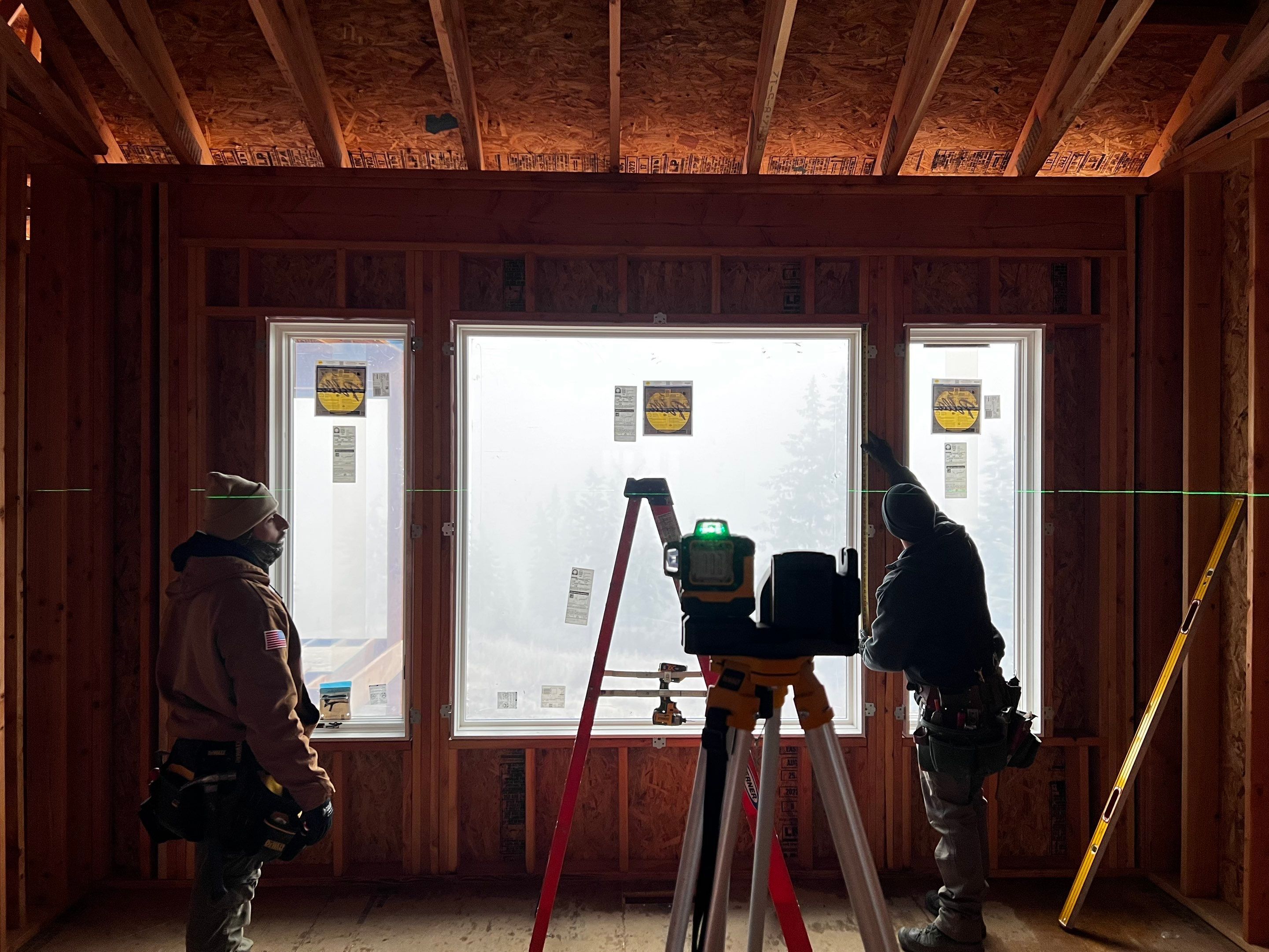 The Mountainside Retreat, Windows, mid-winter