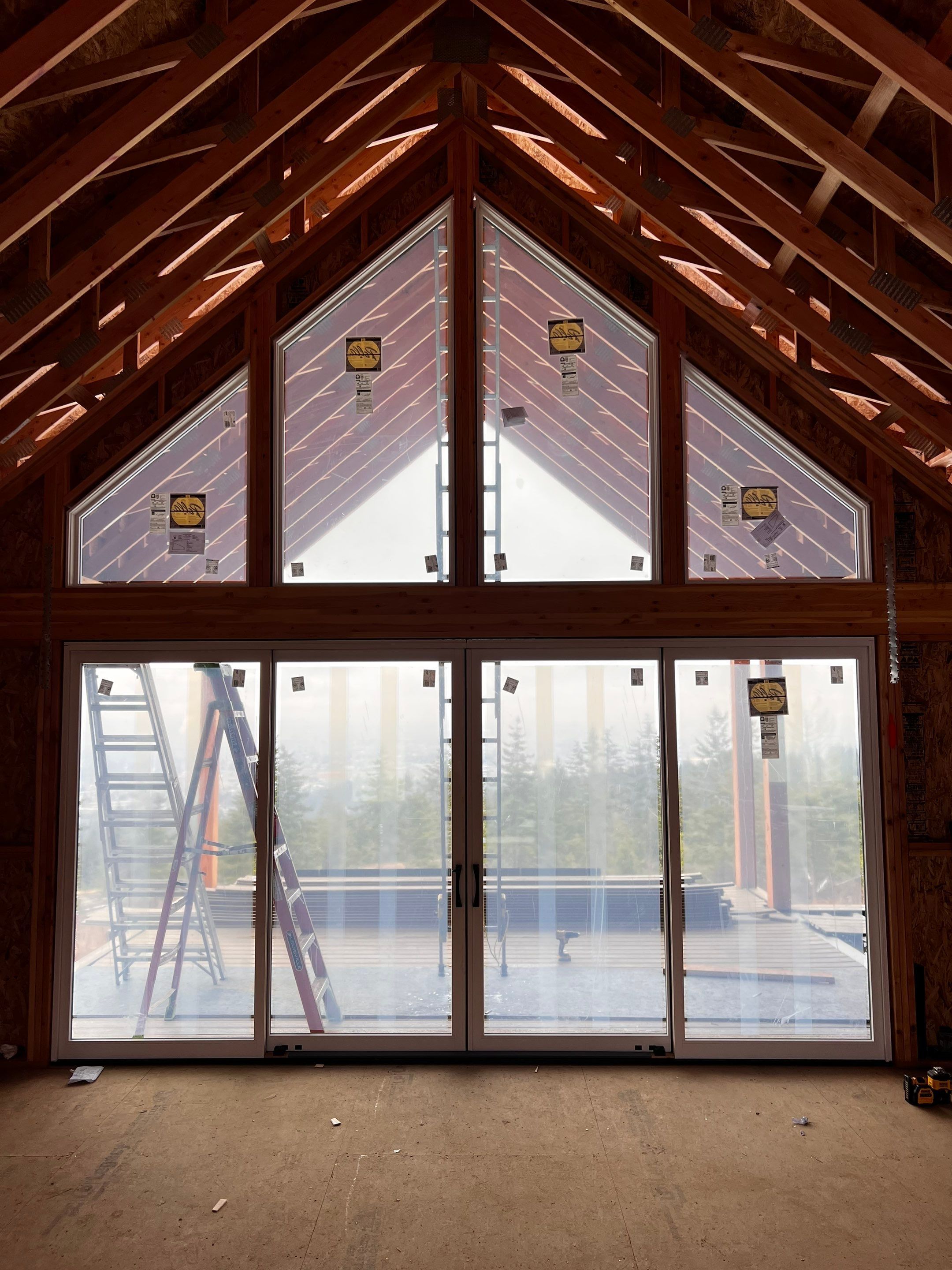 The Mountainside Retreat, The view comes inside