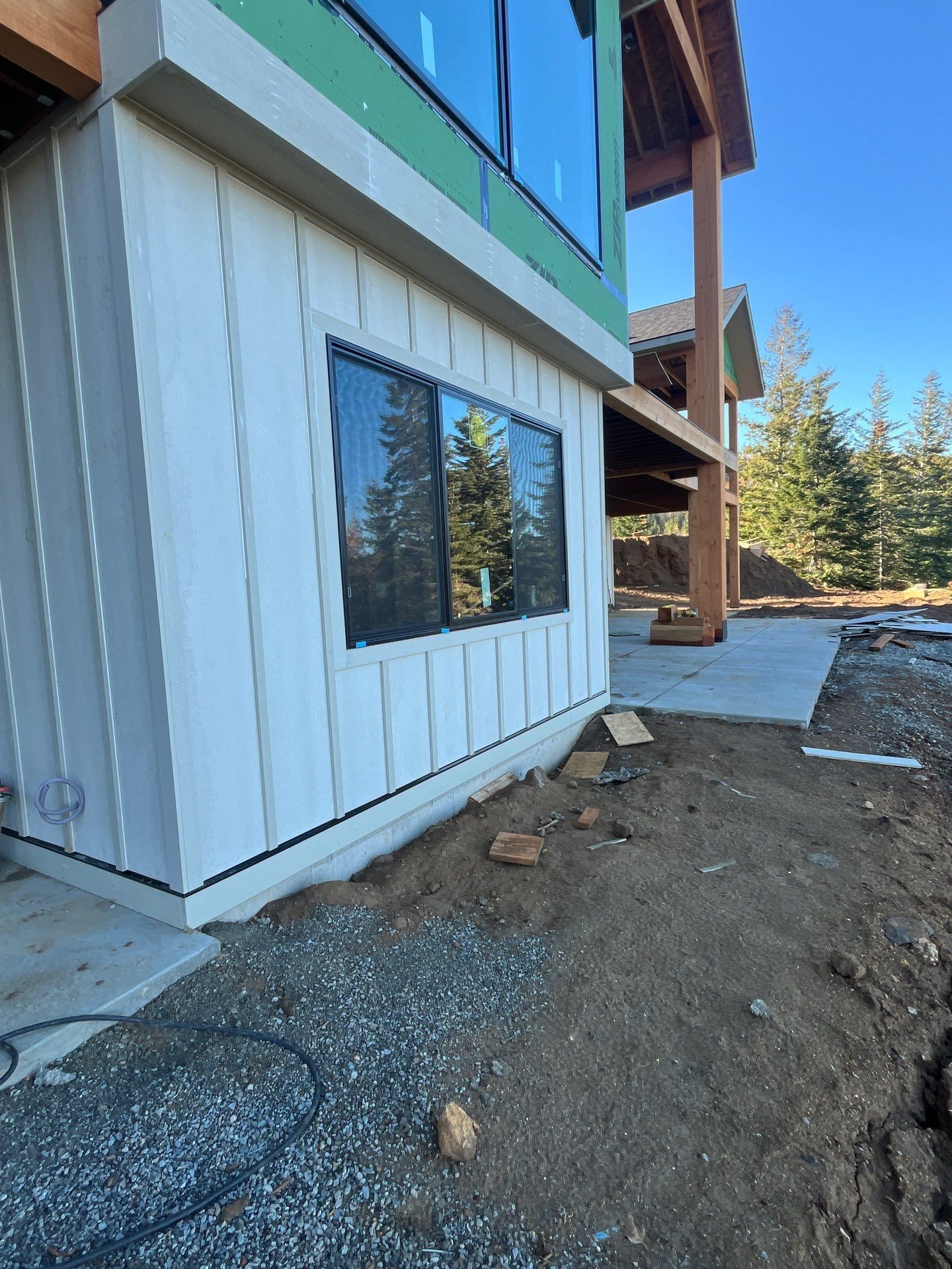 The Gathering House, Siding and timbers
