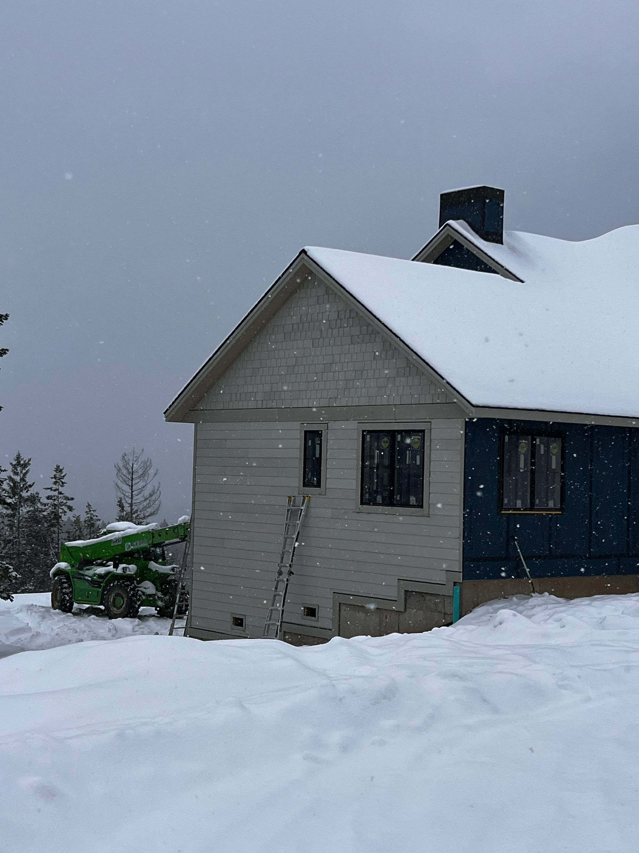 The Mountainside Retreat, Through the snow