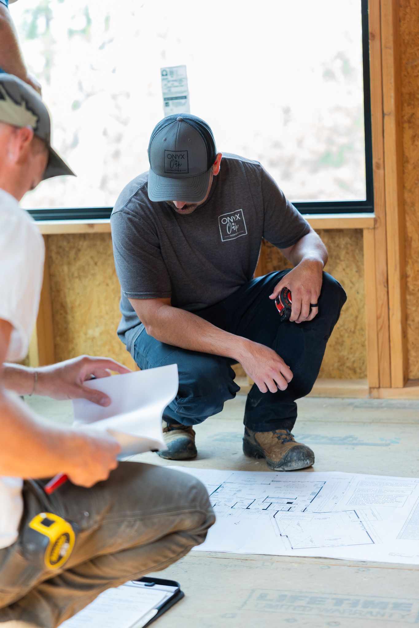 The Tamarack Vista, Reading the plans on site