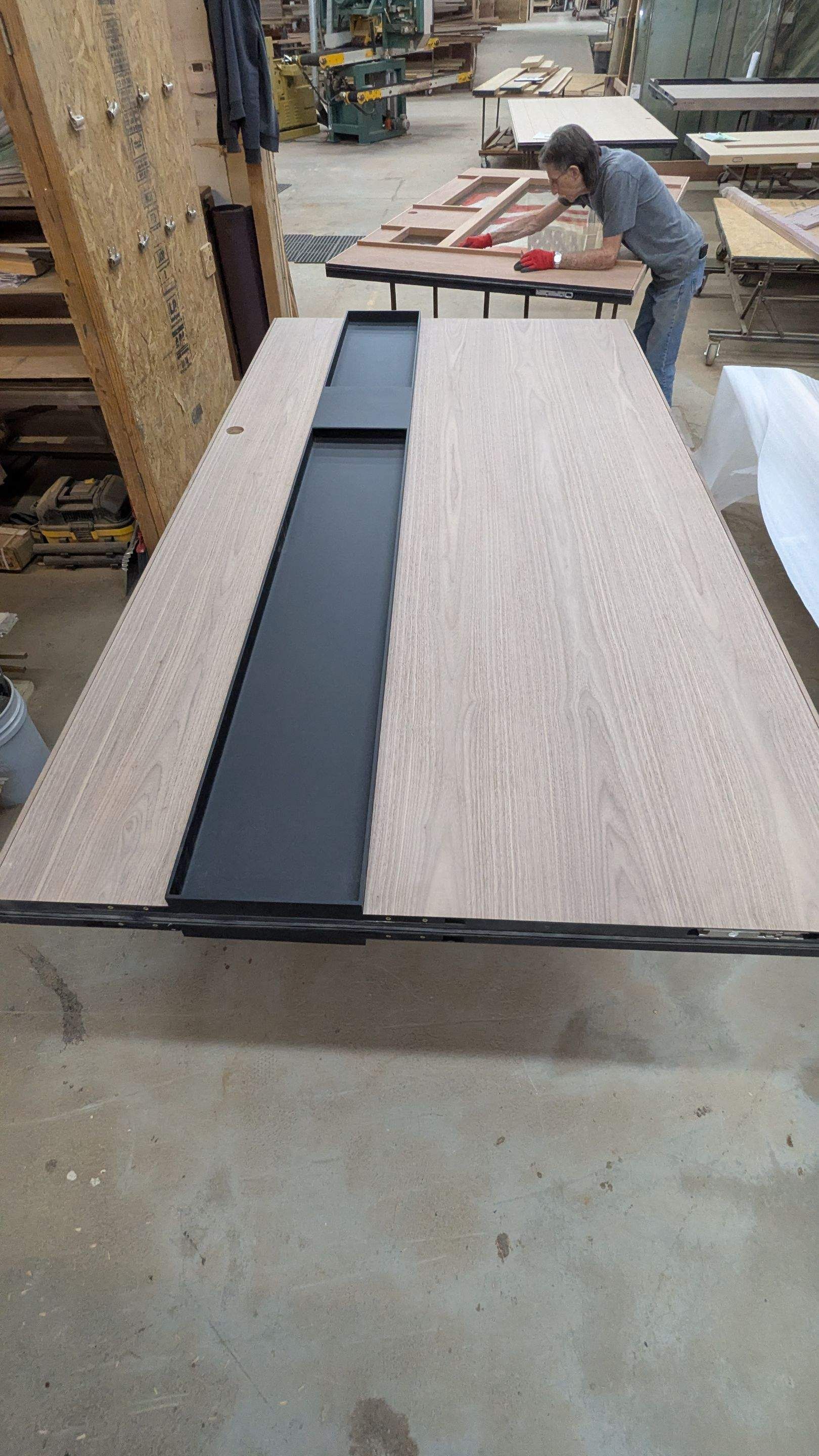 The Tamarack Vista, The front door, in the shop