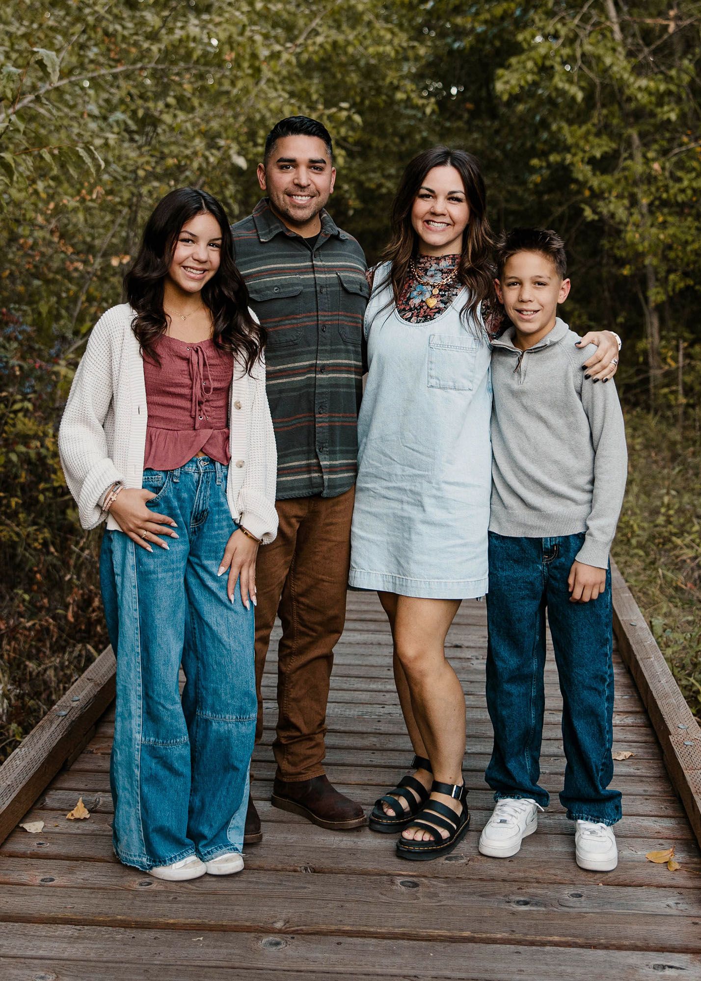 Clint Davenport and family, founder of Onyx & Oak Homes