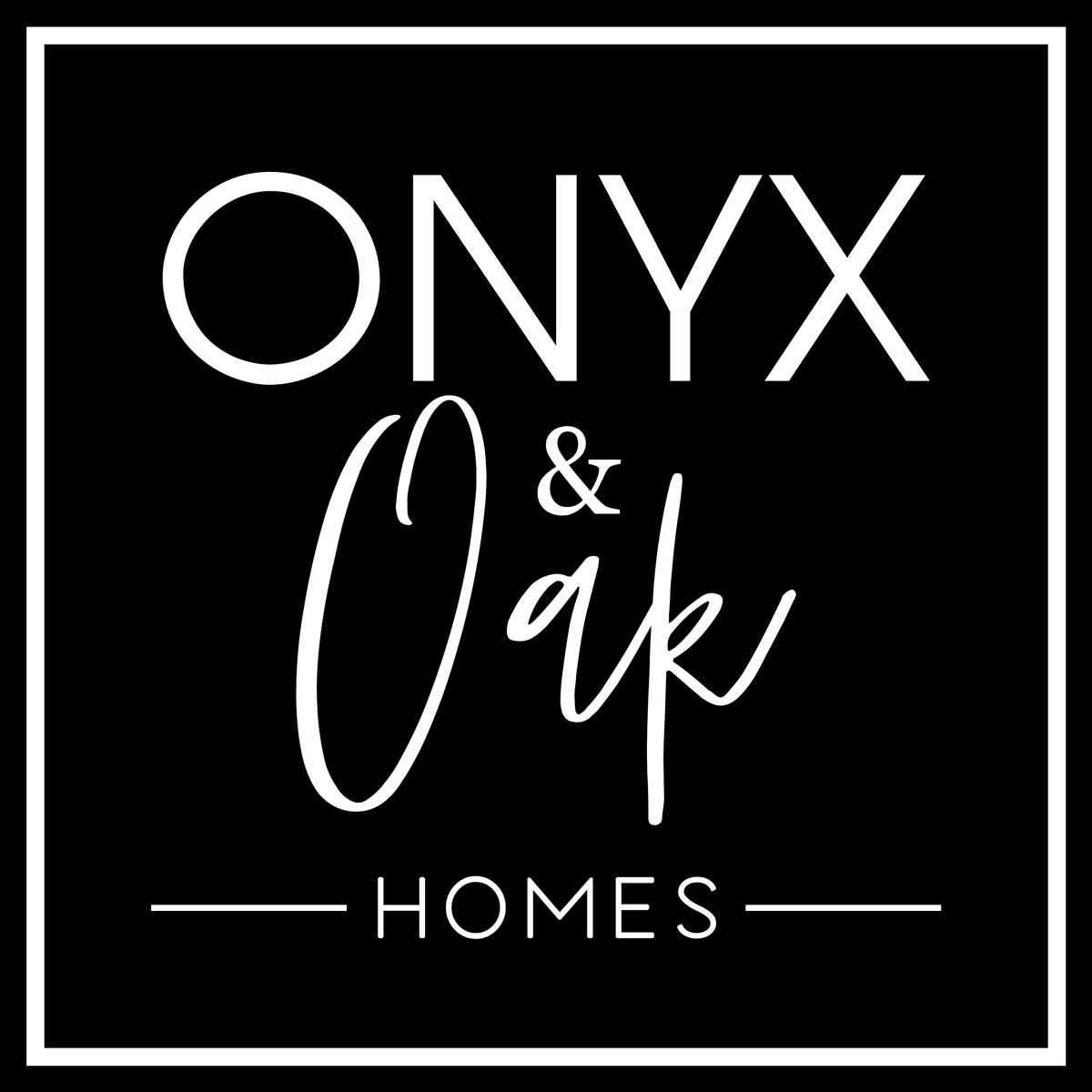 Onyx & Oak Homes Logo